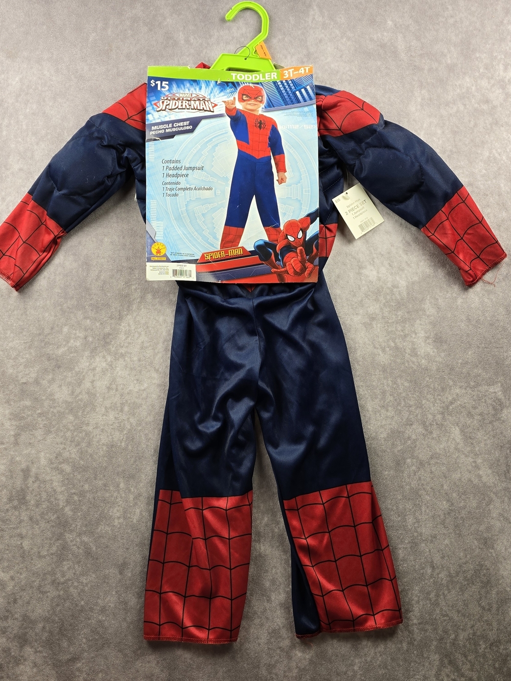 Marvel Spider-Man Toddler Costume - Red & Navy